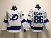 Youth Tampa Bay Lightning #86 Nikita Kucherov White Adidas Stitched Jersey